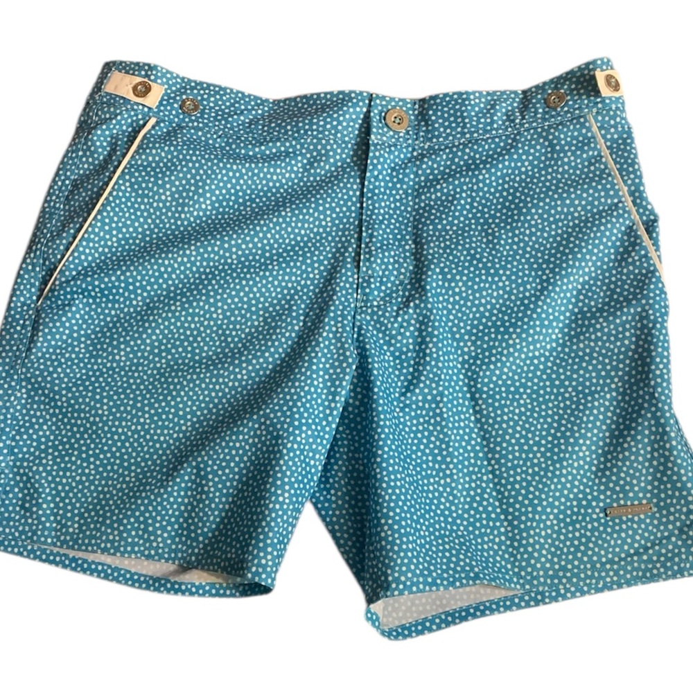 Parke & Ronen Blue Swim Trunks